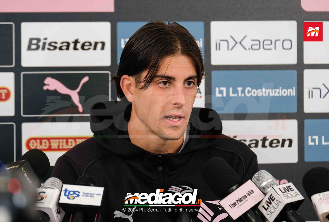 FOTO PALERMO, Filippo Ranocchia in conferenza stampa (Gallery) - immagine 6