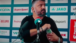 VIDEO / Gattuso, qualcosa non va! Beve dalla bottiglietta, ma…