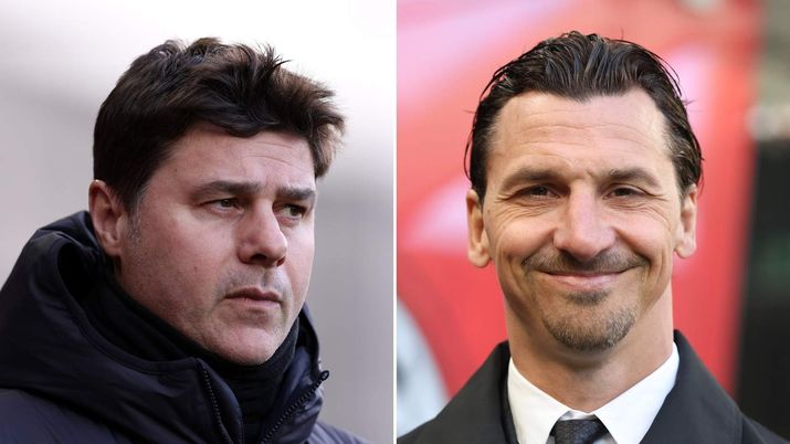 Mauricio Pochettino e Zlatan Ibrahimovic