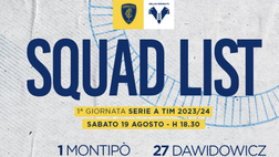 Verona, i convocati per l’Empoli