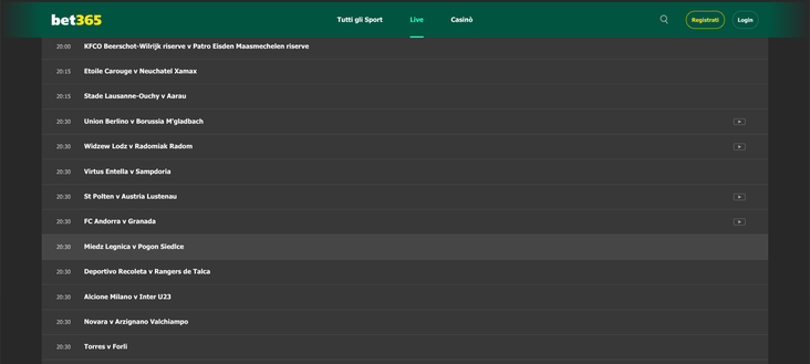 Union Berlino-Borussia M'Gladbach: streaming gratis su Bet365 Union Berlino-M’Gladbach in diretta streaming gratis: dove vedere la partita- immagine 2