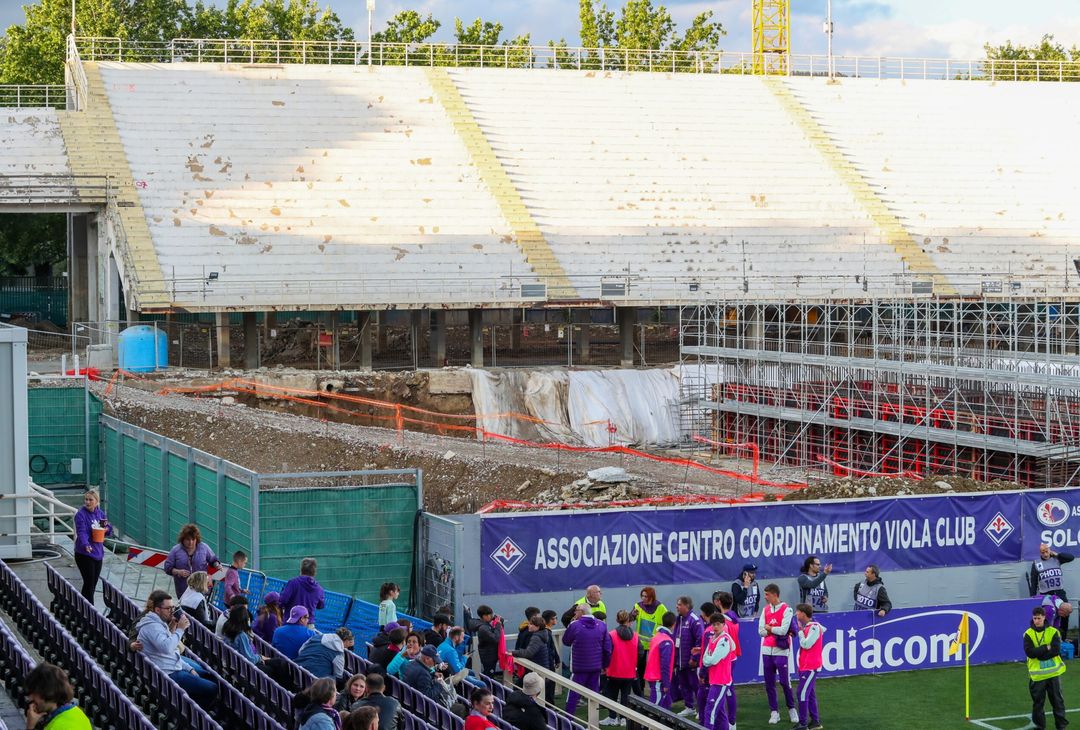GALLERY VN – Lo stato dei cantieri al Franchi in Curva Fiesole e Maratona - immagine 13