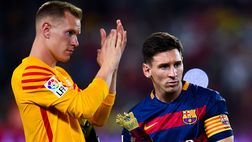 Ter Stegen: “Messi, se vuole, è l’unico che ti può dare una pallonata in faccia”