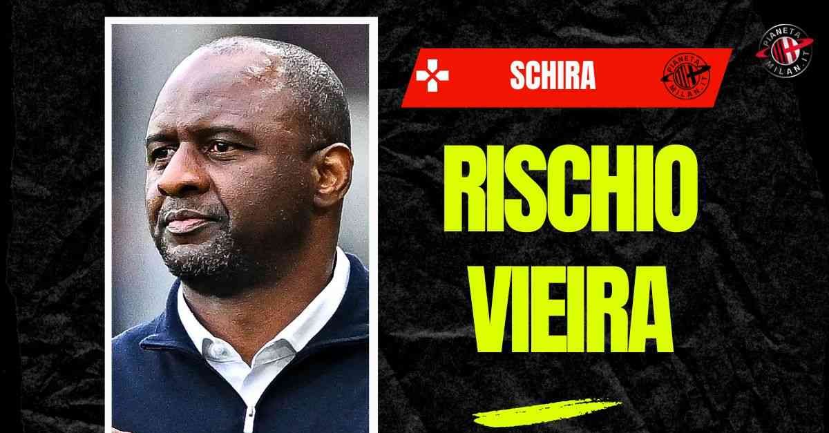 Allenatore Milan, l’allarme di Schira: “Rischio Vieira o Thiago Motta. Mancini …”
