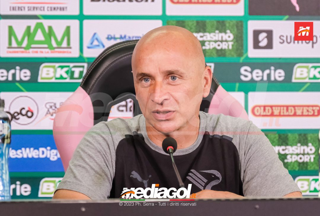 FOTO PALERMO, verso il Modena: Eugenio Corini in conferenza stampa (GALLERY) - immagine 3
