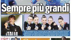 PRIMA PAGINA CORRIERE DELLO SPORT OGGI: “Io capitano!”