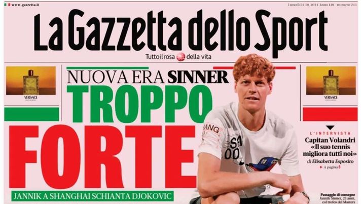 PRIMA PAGINA GAZZETTA DELLO SPORT OGGI: “Inzaghi al rinnovo, ci metto la firma”