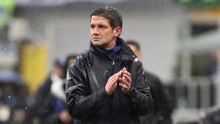 MILAN, ITALY - MARCH 14: FC Internazionale coach Cristian Chivu looks on during the Serie A match between FC Internazionale and Atalanta BC at Giuseppe Meazza Stadium on March 14, 2026 in Milan, Italy. (Photo by Marco Luzzani/Getty Images) Mancini sicuro: “Chivu porterà lo scudetto all’Inter! Era un allenatore già in campo” - immagine 1