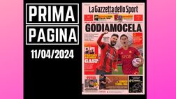 Prima pagina Gazzetta dello Sport: Milan-Roma, godiamocela