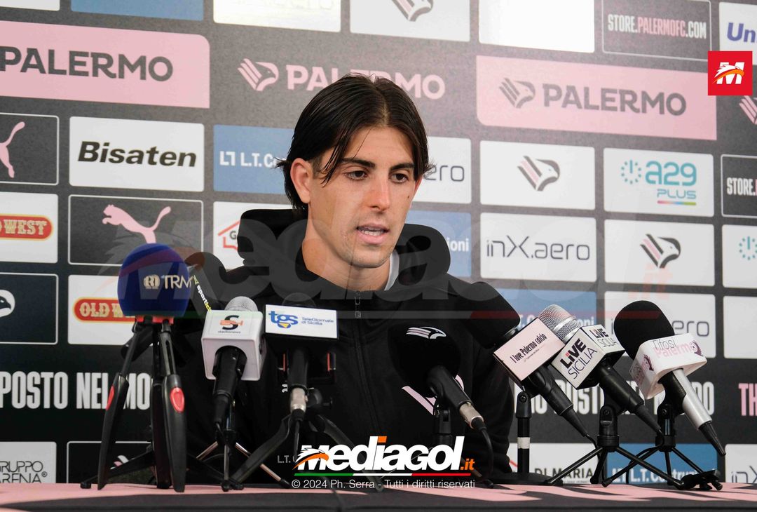 FOTO PALERMO, Filippo Ranocchia in conferenza stampa (Gallery) - immagine 8