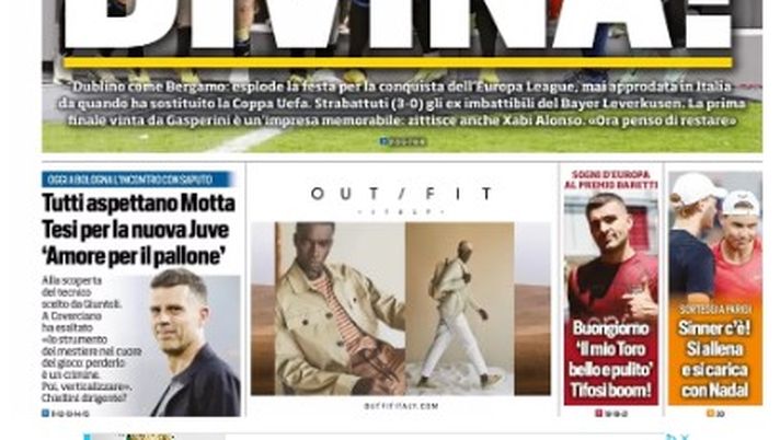 EDICOLA TS – Divina: forte e bella da impazzire, l’Atalanta è nella storia EDICOLA TS – Divina: forte e bella da impazzire, l’Atalanta è nella storia - immagine 1