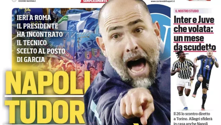 IL NAPOLI SUI MEDIA – Le prime pagine dei giornali di oggi 14 novembre 2023 - immagine 1