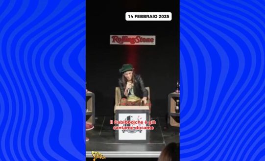 Screen da video Striscia dal Video di Rolling Stoones Gabibbo, appello a Lucio Corsi: “Prendi anche me a duettare con te”- immagine 2