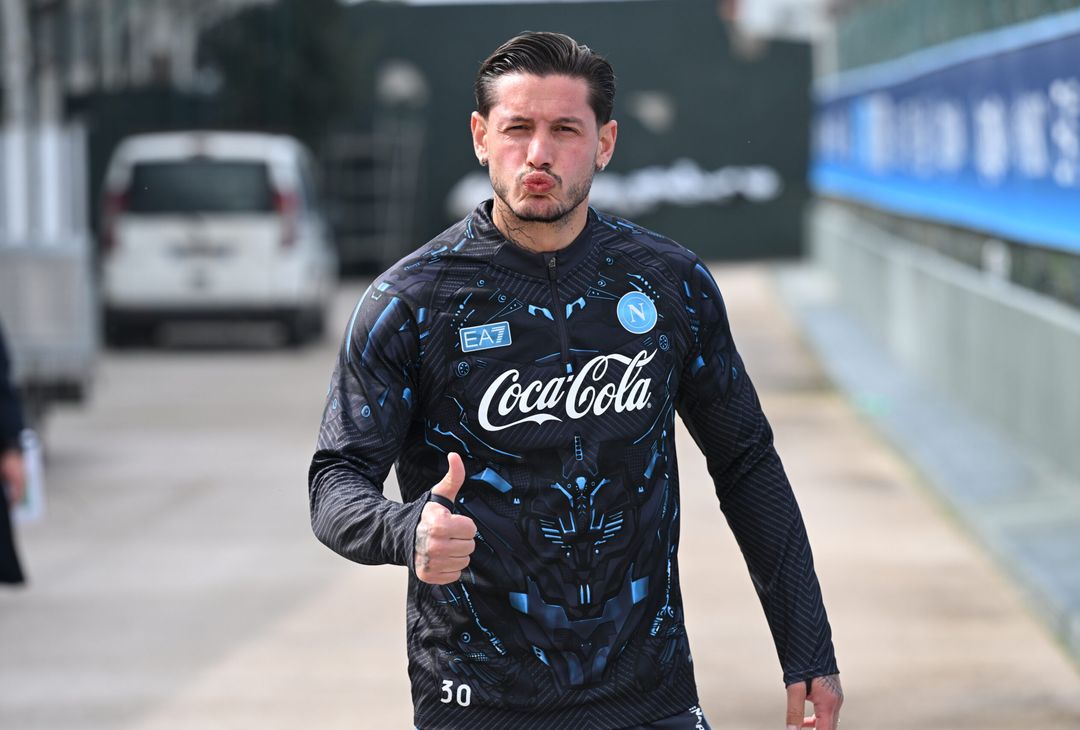 Le immagini dell'allenamento degli azzurri a Castel Volturno