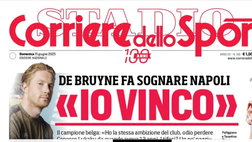 Il Napoli sui media: le prime pagine dei quotidiani di oggi