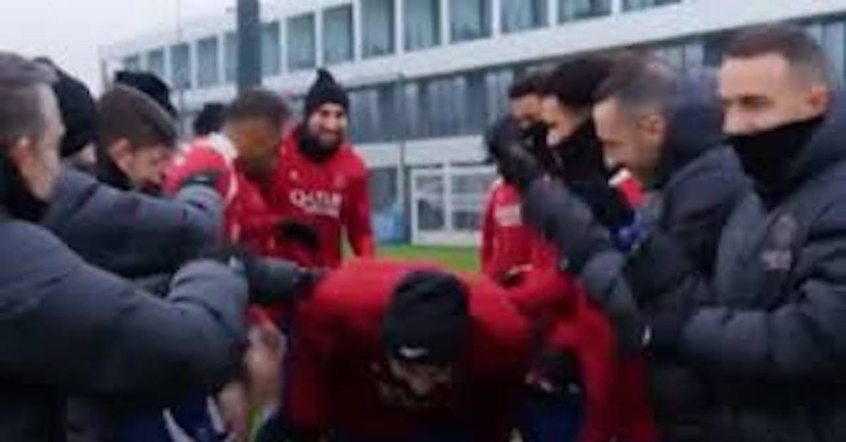 PSG, il primo allenamento di Kvaratskhelia nella Capitale | VIDEO