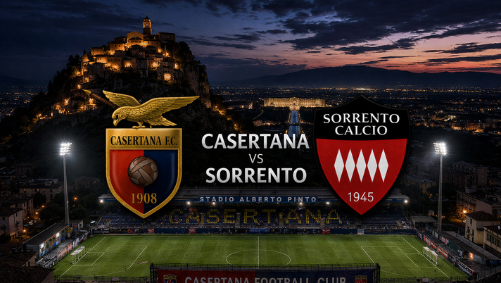 Casertana-Sorrento: dove vedere gratuitamente la gara di Serie C - immagine 1