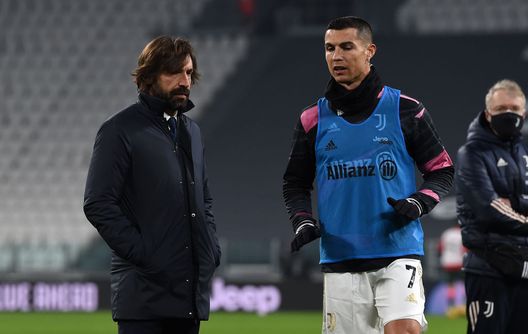 Torino, Italia - 22 febbraio 2021: Andrea Pirlo e Cristiano Ronaldo durante l'allenamento prima di Juventus-Crotone. (Foto di Chris Ricco/Getty Images) Le verità dell’ex collaboratore di Pirlo: “Cristiano Ronaldo non adatto al suo gioco”- immagine 2
