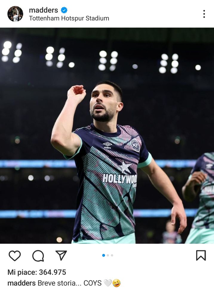 Tottenham-Brentford, Maupay esulta con le freccette come Maddison: l’inglese “Tanto poi hai perso”…- immagine 3
