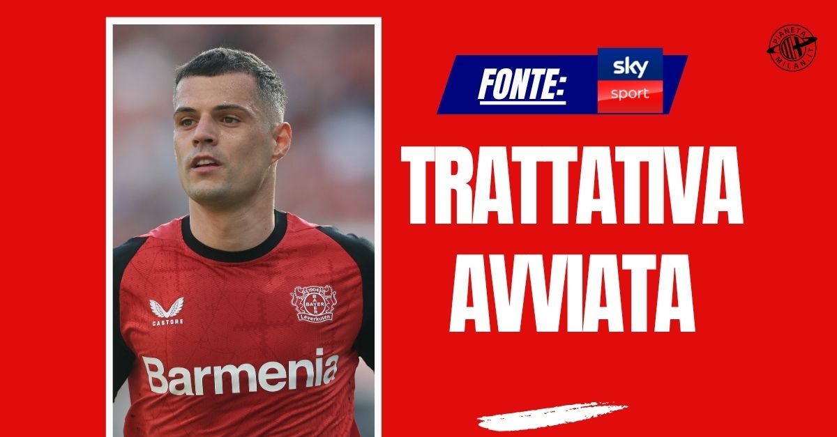 Calciomercato; Milan Xhaka, dalla Germania son sicuri: “Trattative col Leverkusen” Calciomercato; Milan Xhaka, dalla Germania son sicuri: “Trattative col Leverkusen”