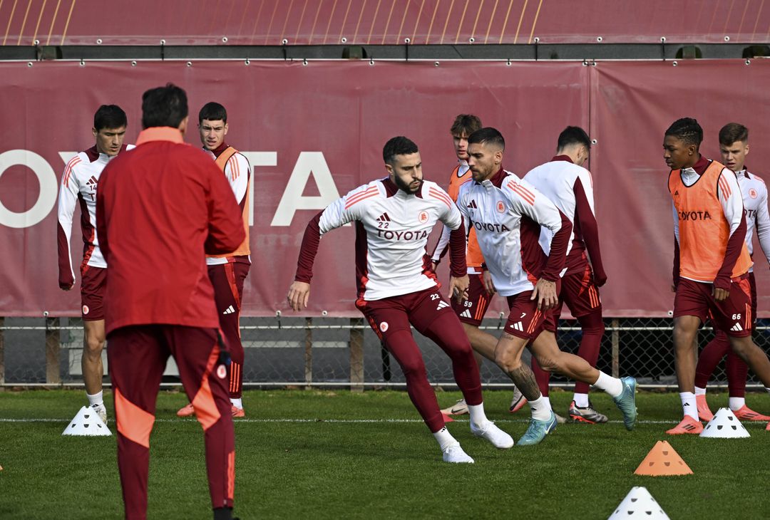 Trigoria, la ripresa dopo la vittoria contro il Lecce – FOTO GALLERY- immagine 1