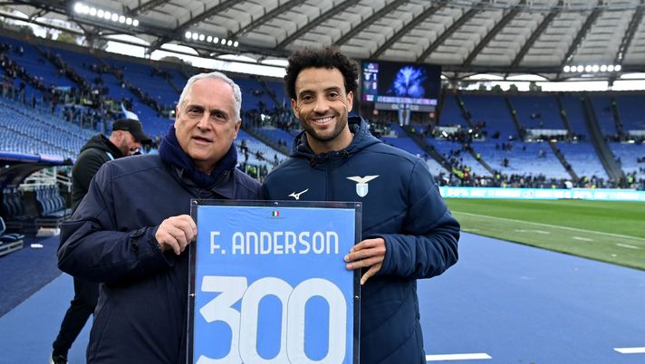 Lotito e Felipe Anderson