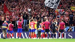Giuliano Simeone, il figlio del Cholo: che gesto dell’ombrello al derby di Madrid!