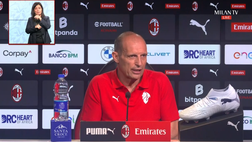 Milan, Allegri: “Obiettivo Champions e grande responsabilità. Società? Chi è nel club lavori…”