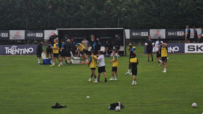 Dimaro, DAY 7: lavoro di scarico in palestra, Garcia prova il tandem Osimhen-Simeone - immagine 1