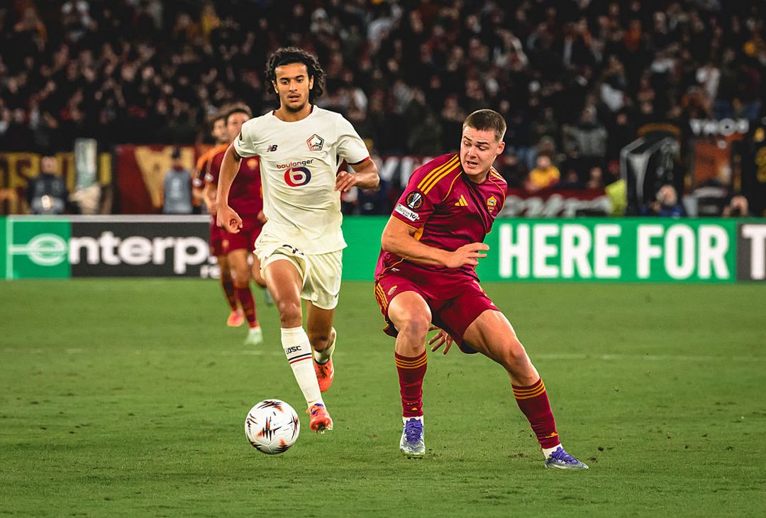 Roma-Lille 0-1 FOTO GALLERY - immagine 34