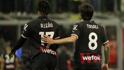 Il pianto social di Leao agli auguri del Milan a Sandro Tonali