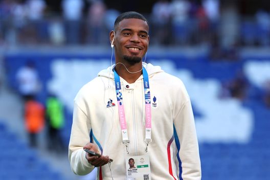 Andy Diouf prima della semifinale maschile tra Francia ed Egitto durante i Giochi Olimpici di Parigi 2024 allo Stade de Lyon, il 5 agosto 2024 a Lione, Francia. (Foto di Claudio Villa/Getty Images) Calciomercato, tutte le news del 22 agosto 2025- immagine 2