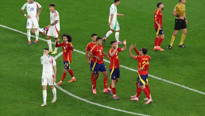 La Spagna domina, l’Italia si piega con un autogol di Calafiori - immagine 1