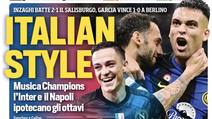 IL NAPOLI SUI MEDIA – Le prime pagine dei giornali di oggi 25 ottobre 2023 - immagine 1