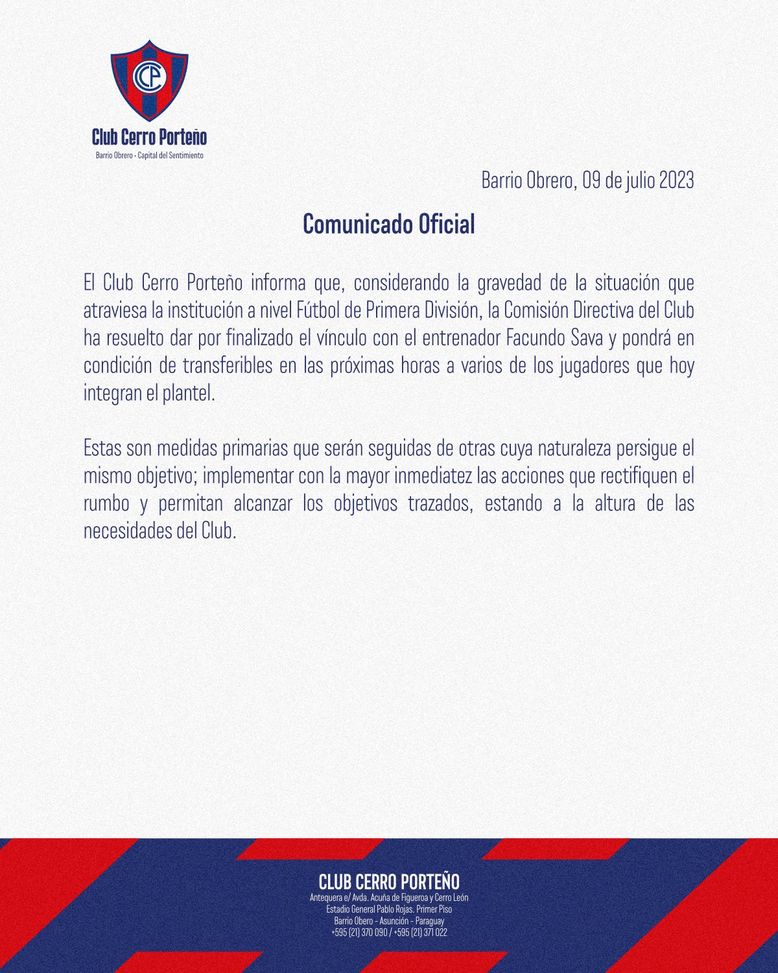 Tifosi Cerro Porteño invadono il campo e causano licenziamento del tecnico…- immagine 3