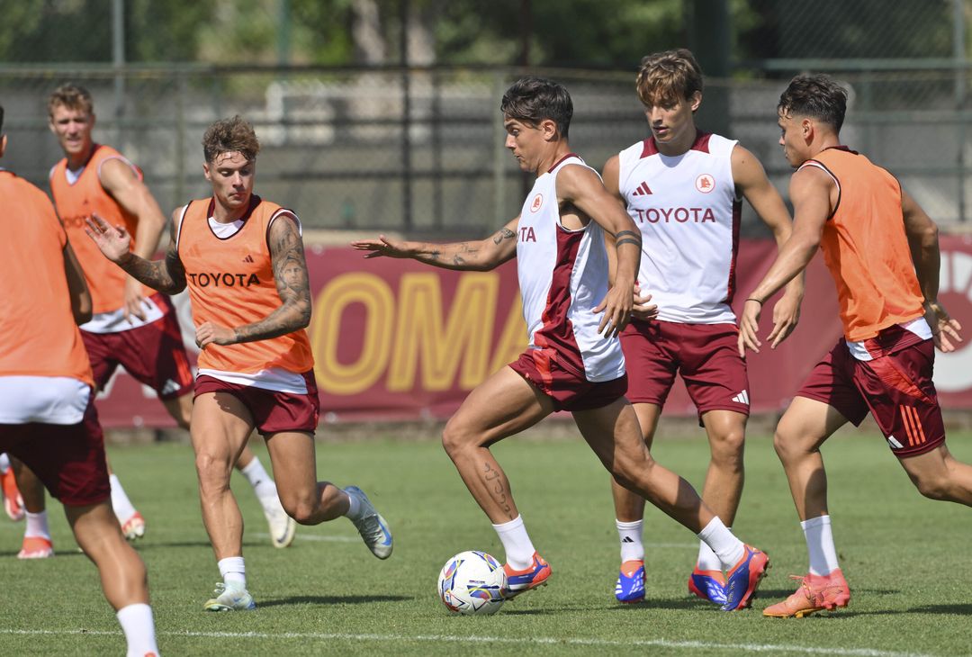 Roma al lavoro a Trigoria: c’è Soulé – FOTO GALLERY - immagine 17