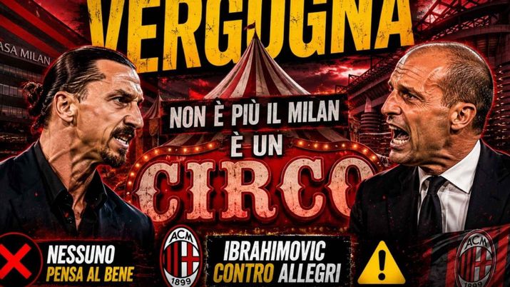 Questo è un circo. Nessuno pensa al bene del Milan. Ibrahimovic contro Allegri Questo è un circo. Nessuno pensa al bene del Milan. Ibrahimovic contro Allegri