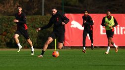 Il Milan a Milanello, ieri più lavoro fisico: oggi palla e partitella intensa