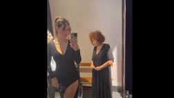 VIDEO / Wanda Nara, prove generali per Ballando: eccola mentre prova l’abito