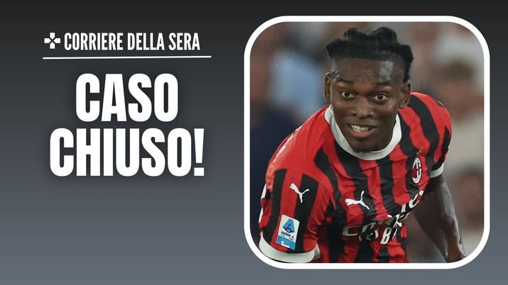 Rafael Leao (attaccante AC Milan), qui durante Lazio-Milan 2-2 (Serie A 2024-2025) | News (Getty Images) Rafael Leao AC Milan Lazio-Milan 2-2 Serie A 2024-2025