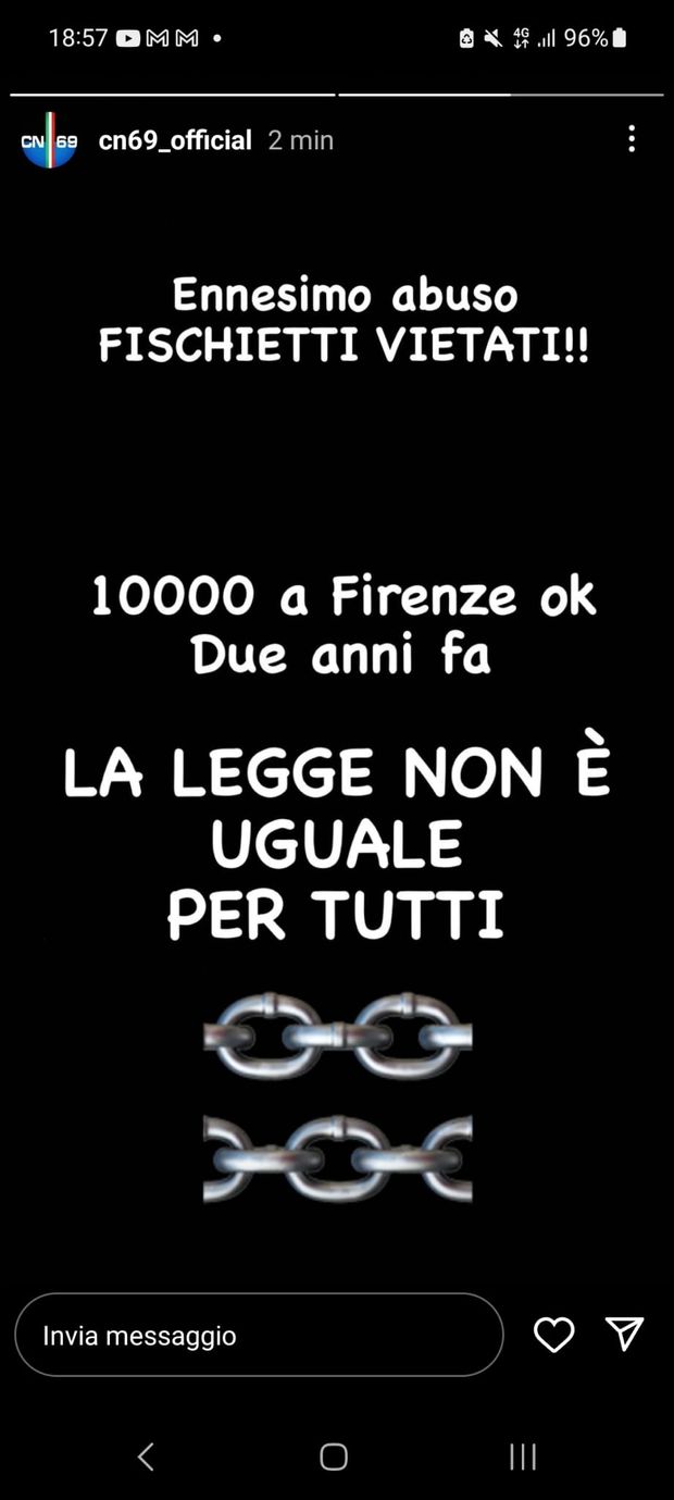 Inter-Roma, vietati i fischietti. La Curva Nord insorge: “A Firenze erano 10.000”- immagine 2