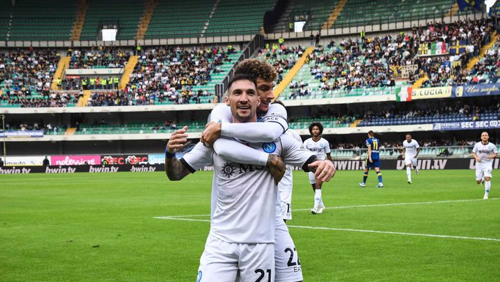 Serie A, Verona-Napoli 1-3: Garcia torna alla vittoria con Politano e Kvaratskhelia - immagine 1