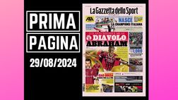 Prima pagina Gazzetta dello Sport: “Abraham, gol anti-crisi per il Milan”