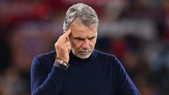BOLOGNA, ITALY - OCTOBER 29: Marco Baroni head coach of Torino FC during the Serie A match between Bologna FC 1909 and Torino FC at Renato Dall'Ara Stadium on October 29, 2025 in Bologna, Italy. (Photo by Alessandro Sabattini/Getty Images) Baroni: “Perché ho tolto Vlasic e Maripan! Aboukhlal, Ilic, Asllani, Simeone e la mia espulsione…” - immagine 1