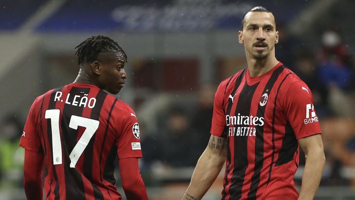 Rafael Leao Zlatan Ibrahimovic AC Milan
