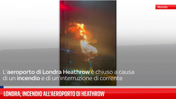 VIDEO/ Londra, incendio all’aeroporto di Heathrow