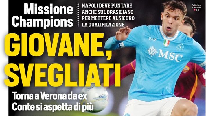 Prime pagine giornali sportivi oggi: il Napoli sui media- immagine 1