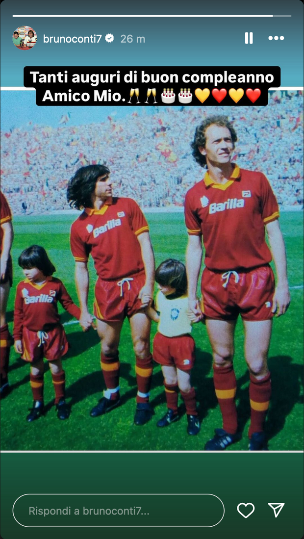 Falcao compie 71 anni, Conti: “Buon compleanno, amico mio”- immagine 2