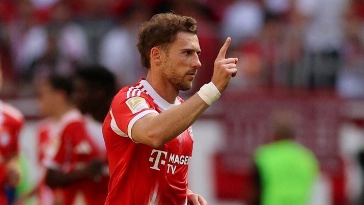 Leon Goretzka, centrocampista del Bayern Monaco, obiettivo di calciomercato del Milan per l'estate 2026