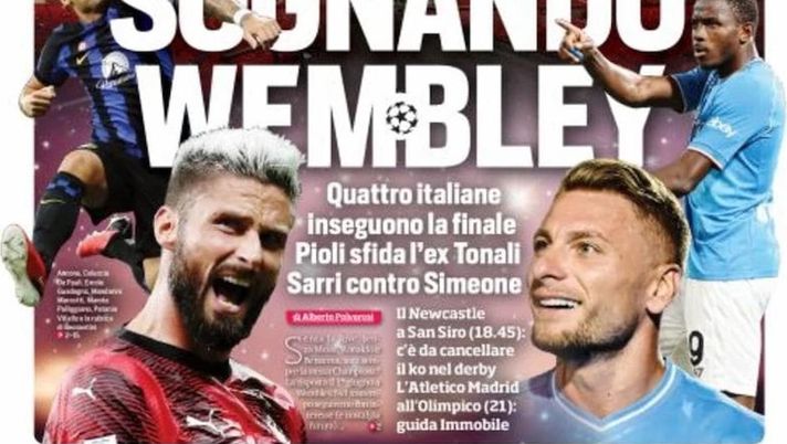 EDICOLA CDS – Sognando Wembley: quattro italiane inseguono la finale di Champions - immagine 1